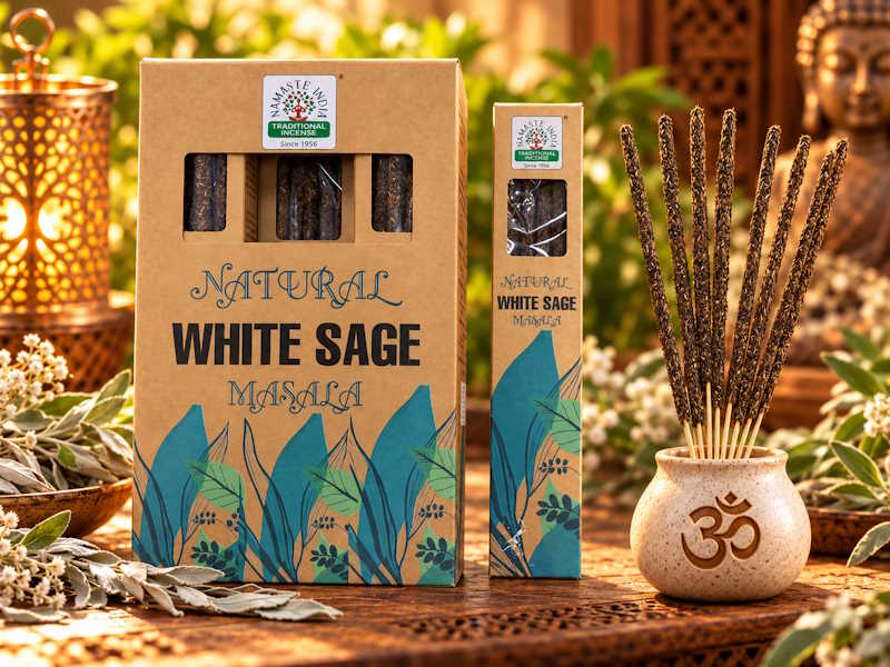 Incienso Orgánico Salvia Blanca Orkay 25 gr